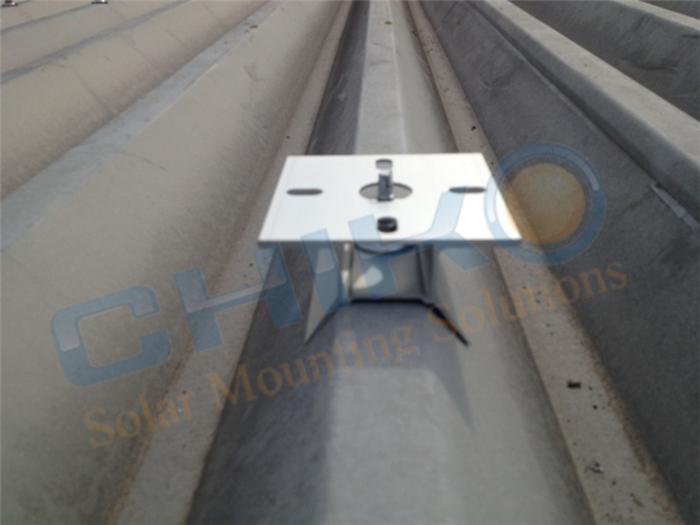 Philippine 3.5MW Metal Roof Project - CHIKO Metal Roof solar mounting bracket