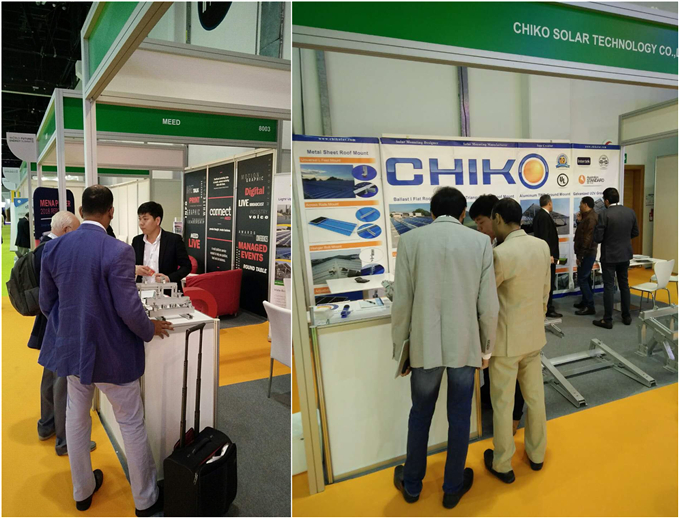 Chiko Solar Live Broadcast from 2018 Mid-East PV Exhibition 