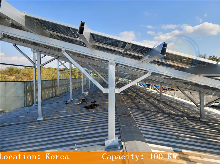 South Korea 100KW Gyeongsan Yatliang-eup Rooftop Solar Mounting Project