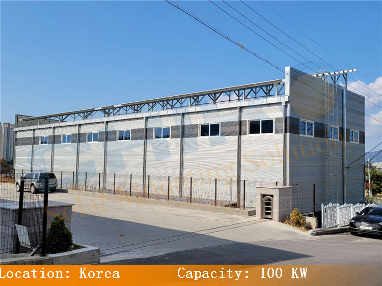 South Korea 100KW Gyeongsan Yatliang-eup Rooftop Solar Mounting Project
