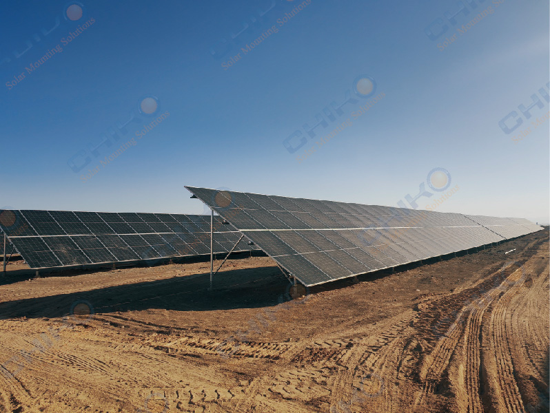 Aksay Yintai 70MW solar power station project to help the local green energy supply