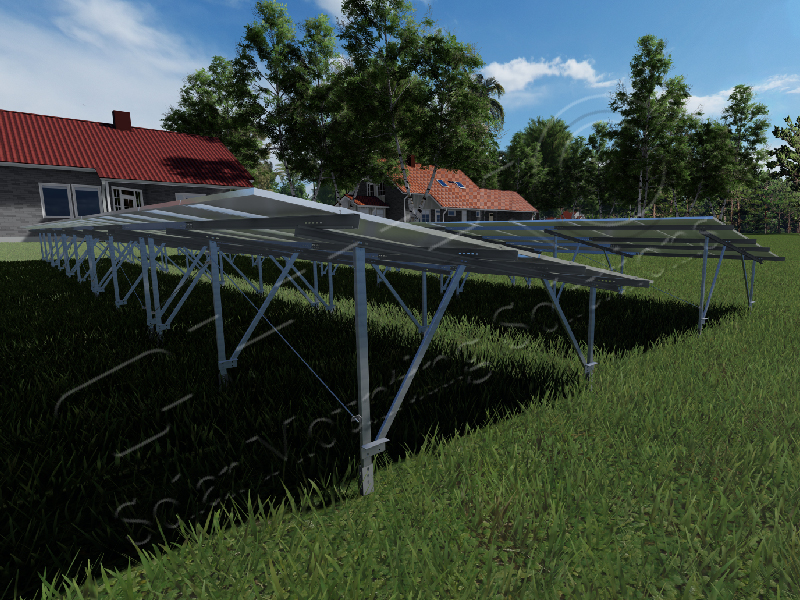 T2VC Ground Solar Mounting System — Leading the Future of Green Energy