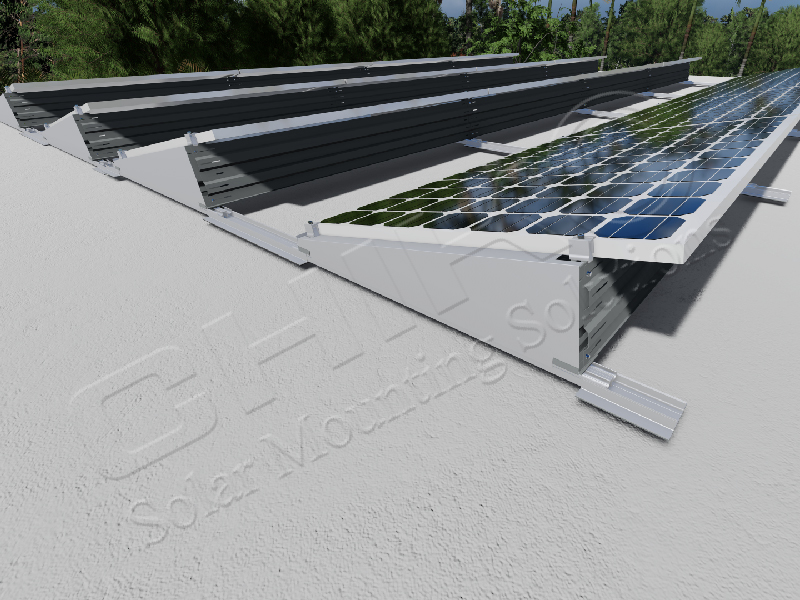 Chiko Ballasted Flat Roof Solar Mounting System: Building a Stable and Efficient Photovoltaic Power Generation Solution