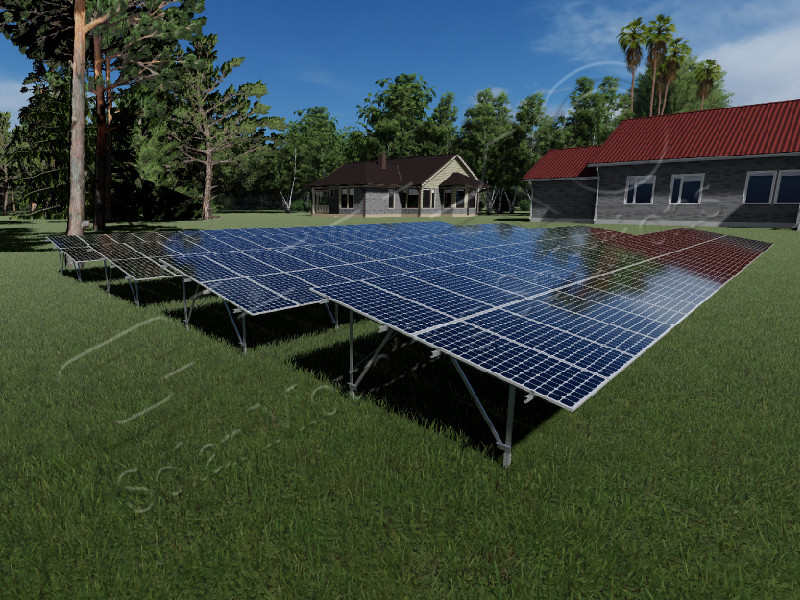 U2V Ground Solar Mounting System: Efficient and Durable Solar Solution