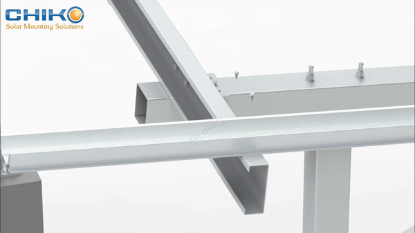 Solor Mounting Carport Mount - CHIKO Steel Carport Installation GIFF-5.gif