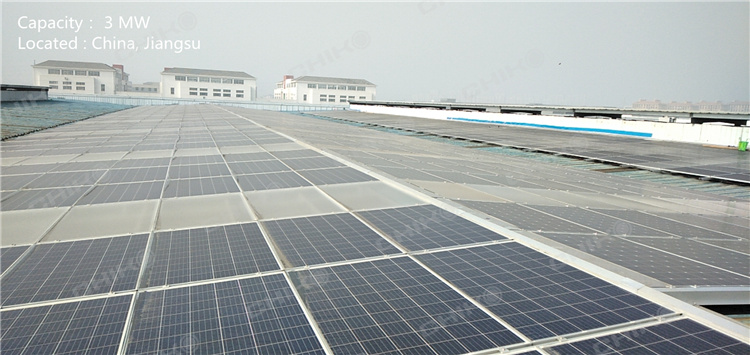 China 3MW-CHIKO Solar BIPV Waterproof solar mounting system Project