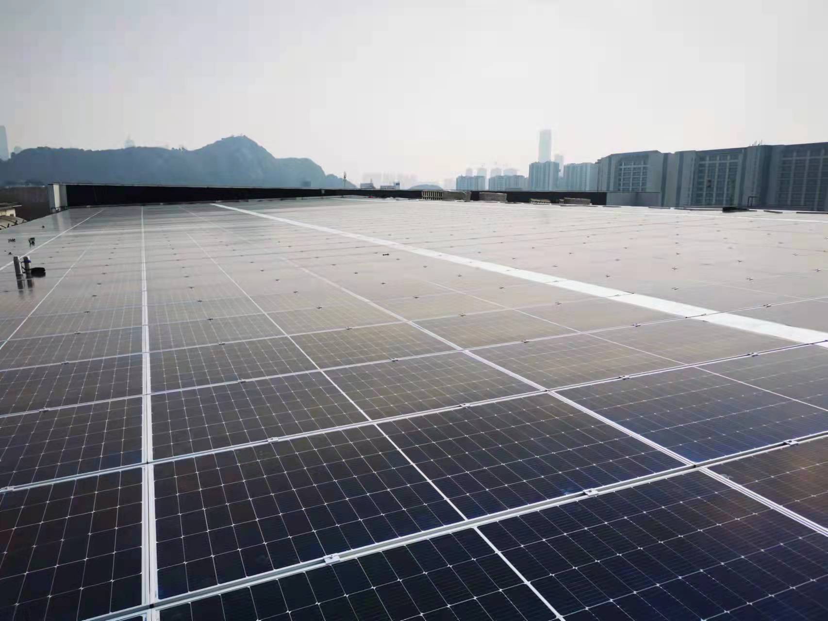 1MW Metal Roof Solar Mounting System In Suzhou, Jiangsu
